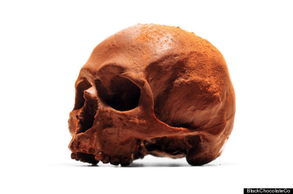 chocolate skull