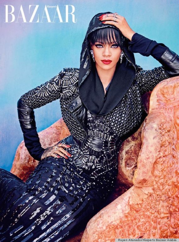 rihanna harpers bazaar arabia