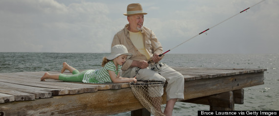 grandpa fishing