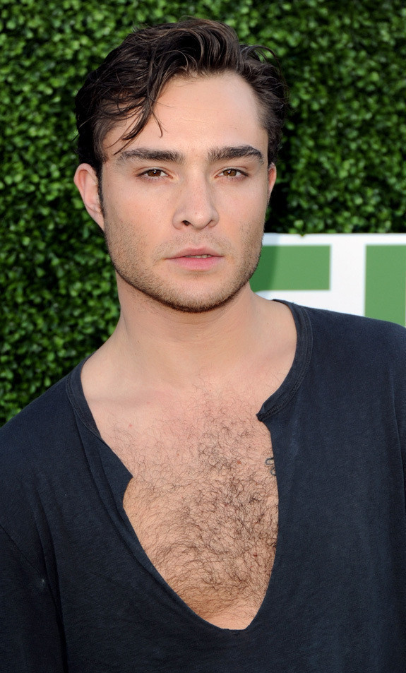 Ed Westwick And Penn Badgley Show Off Chest Hair Photos Huffpost 1878