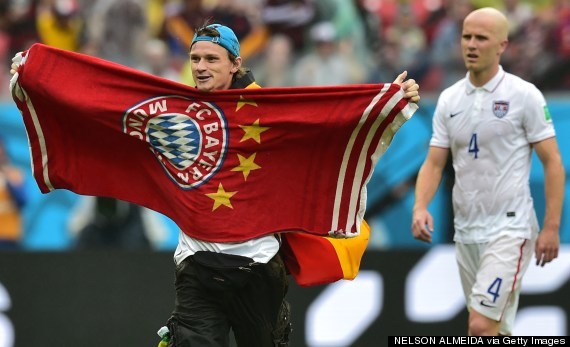 german fan who invaded the pitch