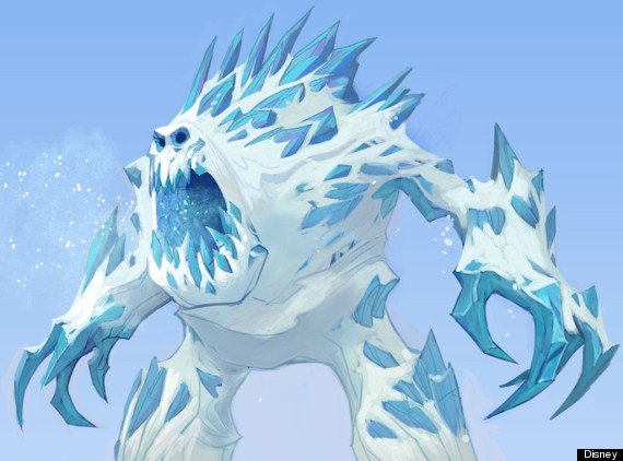 frozen ice monster