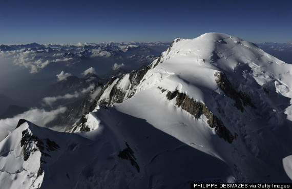 mont blanc aerial