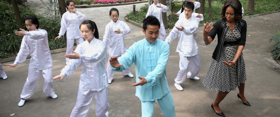 people doing tai chi