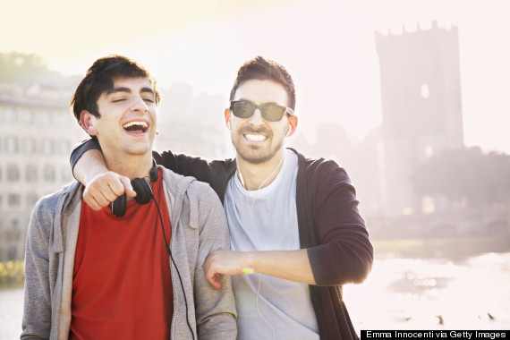 friends laughing