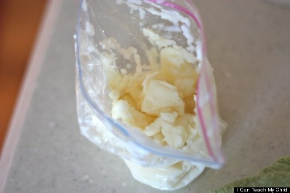 ice cream in a bag