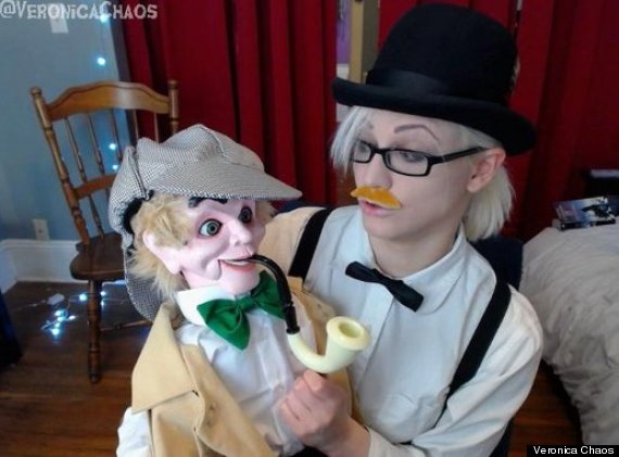 Ventriloquist Veronica Chaos Has Sex With Her Dummy Slappy Nsfw 