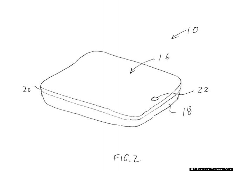 iphone patent side view