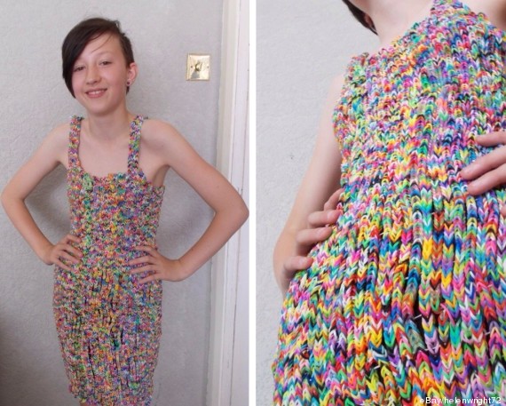Dress Made Out Of 20,000 Loom Bands Sells For $291,000 On