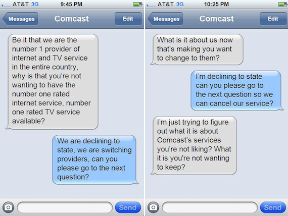 If You Put That Comcast Break-Up Call In Text Message ...