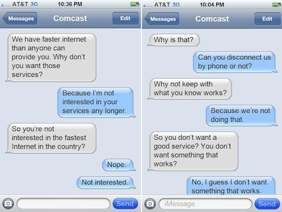 If You Put That Comcast Break-Up Call In Text Message ...
