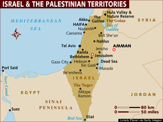 israel map