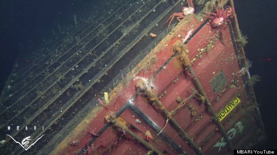 mbari tex sunken container