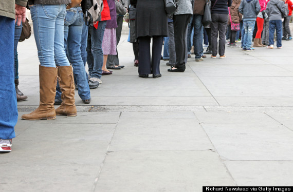 british queuing