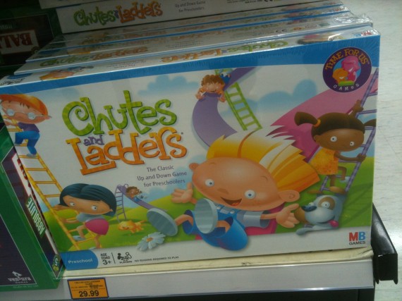 chutes and ladders board game