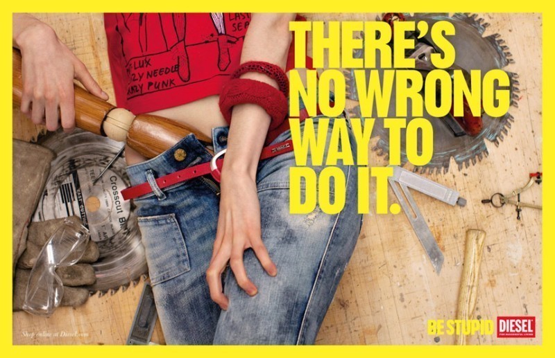 Diesel's 'Be Stupid' Ads: Should They Be BANNED? (PHOTOS ...