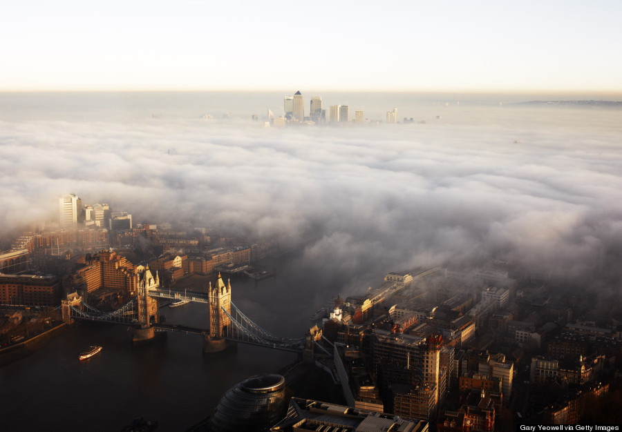 london in fog