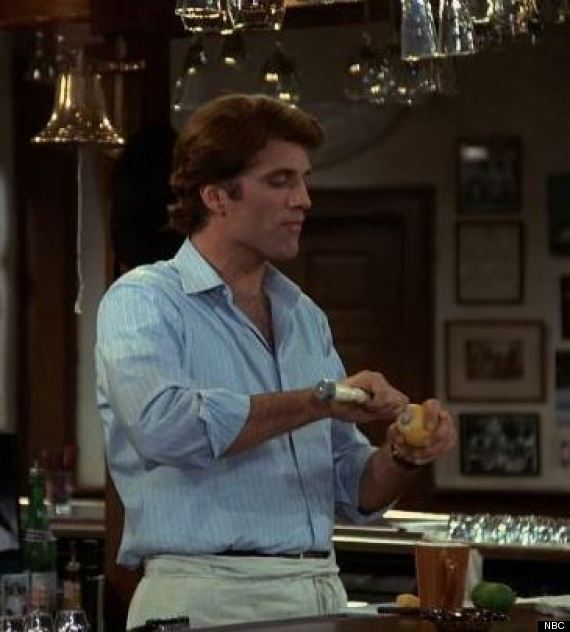 Image result for Ted Danson attend bartending school.