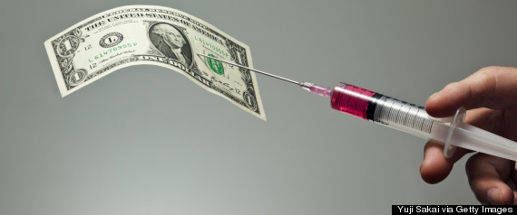 money syringe