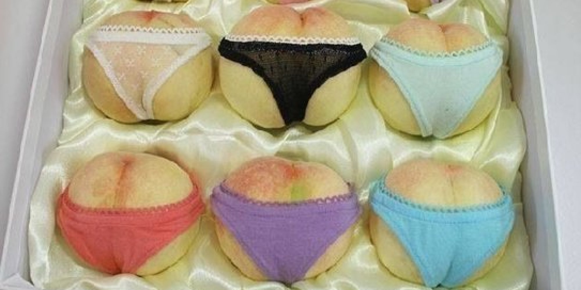 Will You Buy Peaches Wrapped In Colorful Sexy Undies ? ( Marketing Ideas  Beyond Limits )