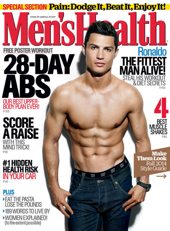 cristiano ronaldo mens health tonificado