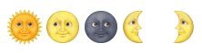 emoji moons