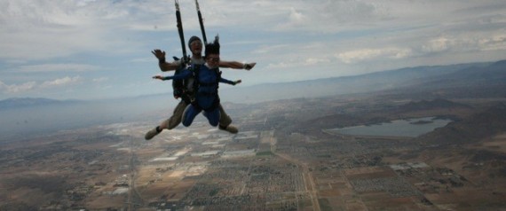 skydiving