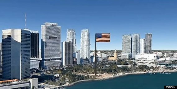 mike fernandez american flag miami