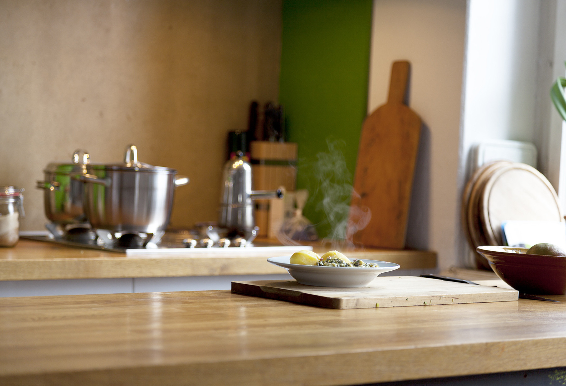 wood countertop