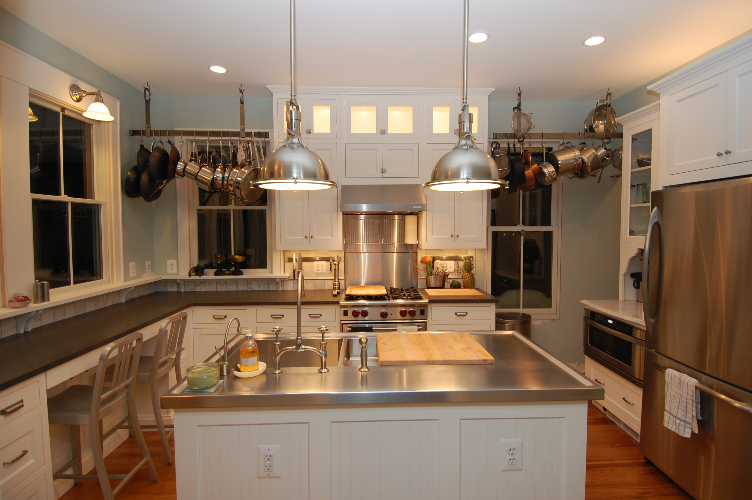 stainless countertop