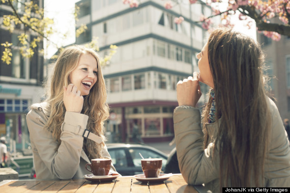 friends talking