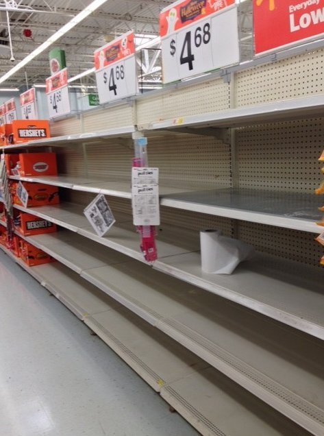 walmart shelves