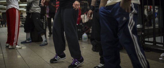 dancing on the subway