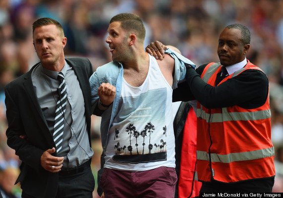 tottenham pitch invader