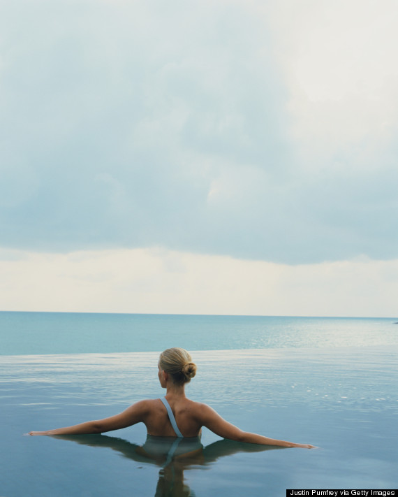 infinity pool ocean