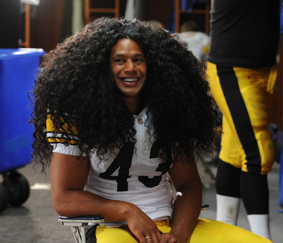 Troy Polamalu Hair Insured For 1 Million HuffPost Sports