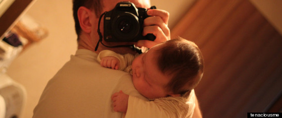 baby and camera