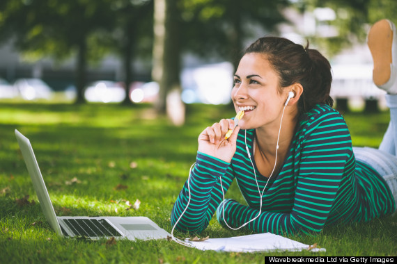 listening to music on computer