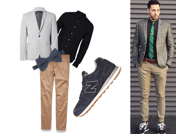 new balance men outfit