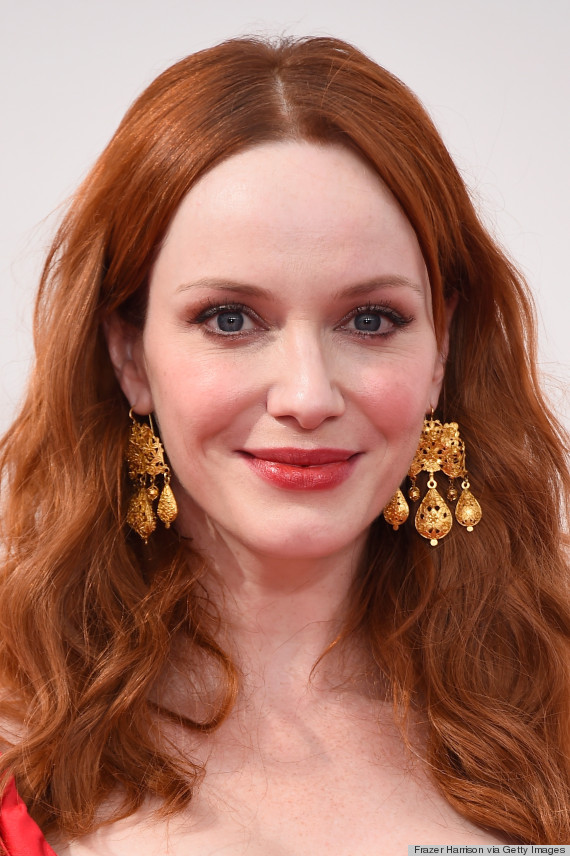 christina hendricks emmys hair