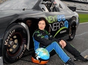 Pequeño álbum de mujeres piloto LEILANI-MUNTER-NASCAR-VEGETARIAN