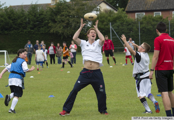 prince harry rugby