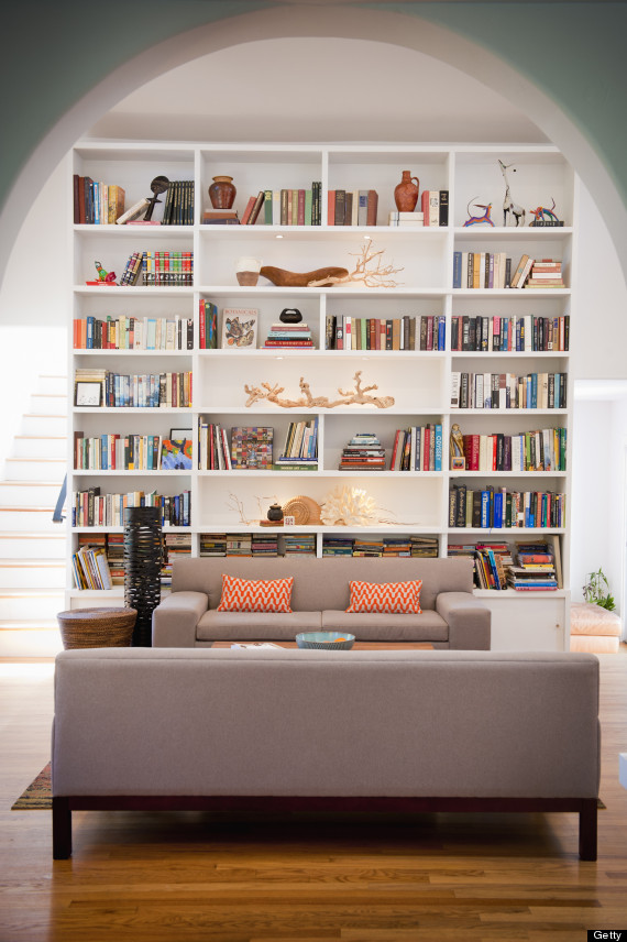 modern bookshelf