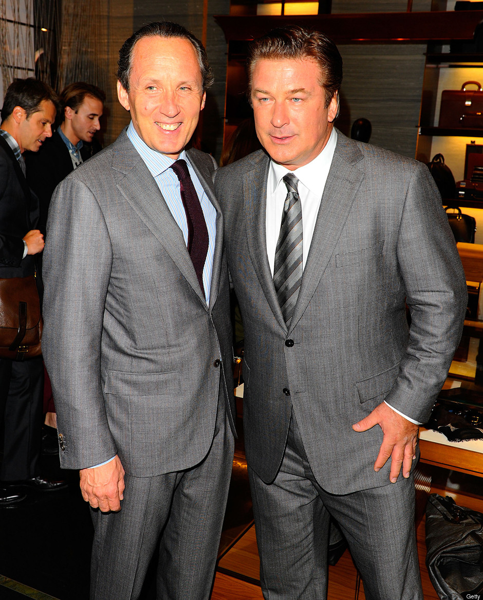 Alec Baldwin Hosts Zegna Party In Same Suit As CEO (PHOTOS)