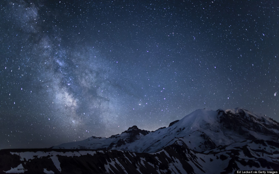 mt rainer night