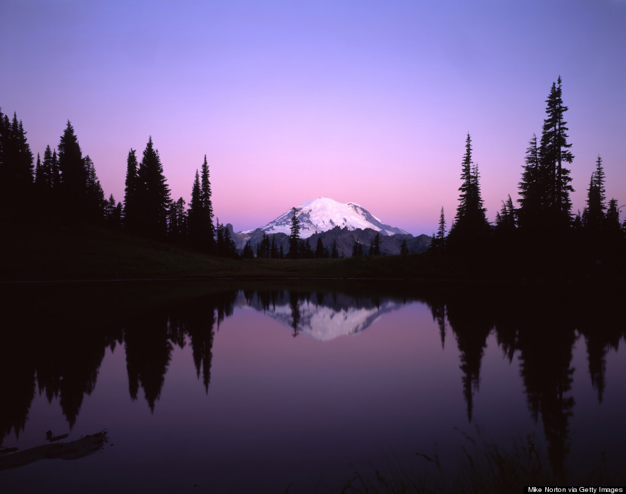 mt rainer night