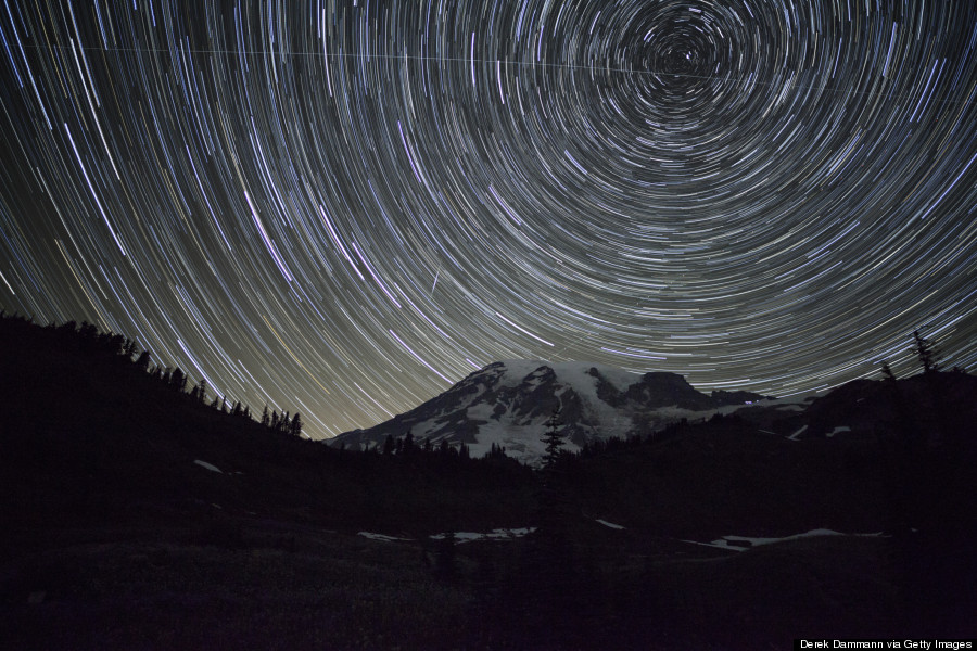 mt rainer night