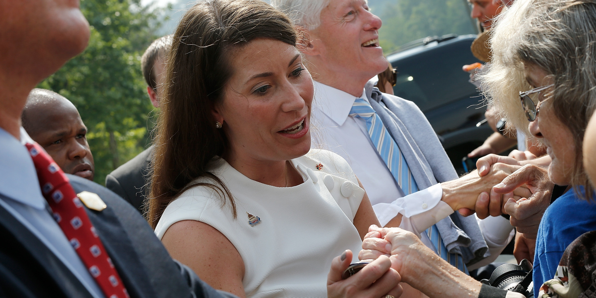 Alison Lundergan Grimes' Parents Looking At Some Christmas Ornaments Is ...