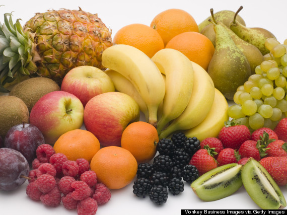 fruits with vitamins