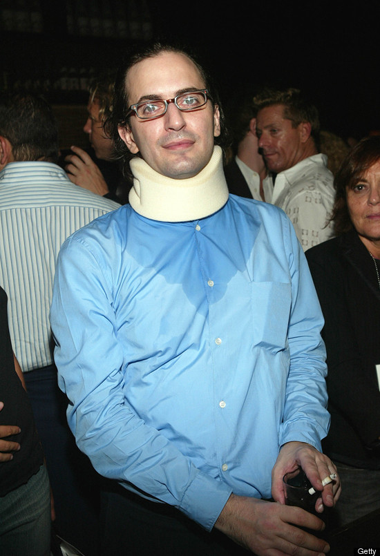 Marc Jacobs, Circa 2003: Long Hair, Neck Brace & Sweaty ...